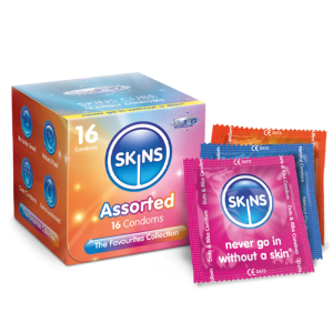 Skins Condoms Assorted Cube 16 Pack