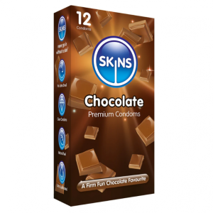 Skins Condoms Chocolate 12 Pack
