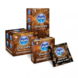 Skins Condoms Chocolate 4 Pack