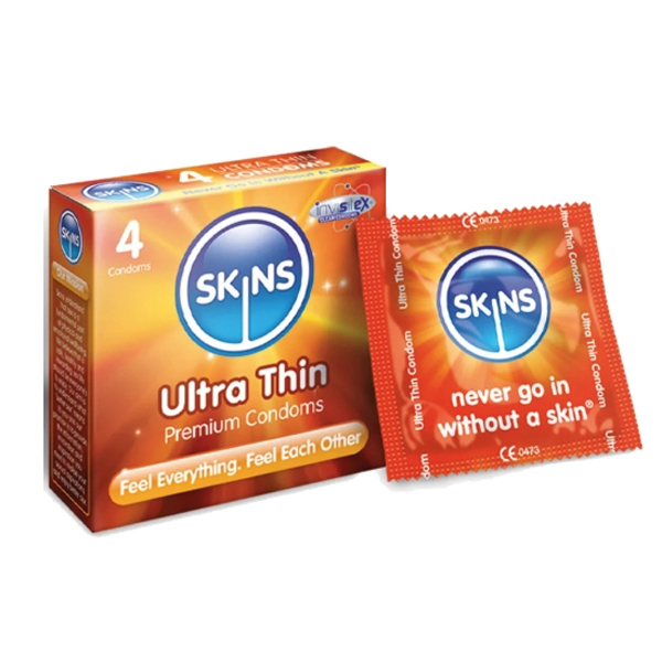 Skins Condoms Ultra Thin 4 Pack